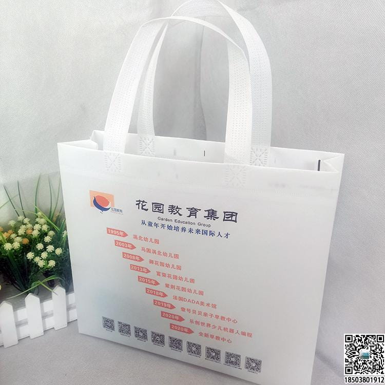 教育培训班无纺布袋 学校辅导机构无纺布手提袋广告袋宣传袋  第6张