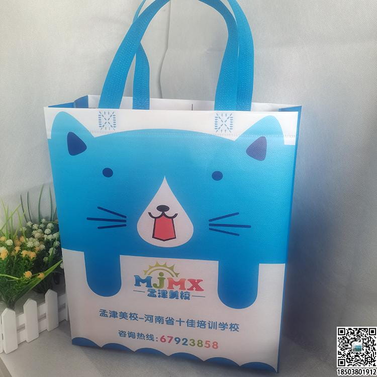 教育培训班无纺布袋 学校辅导机构无纺布手提袋广告袋宣传袋  第7张