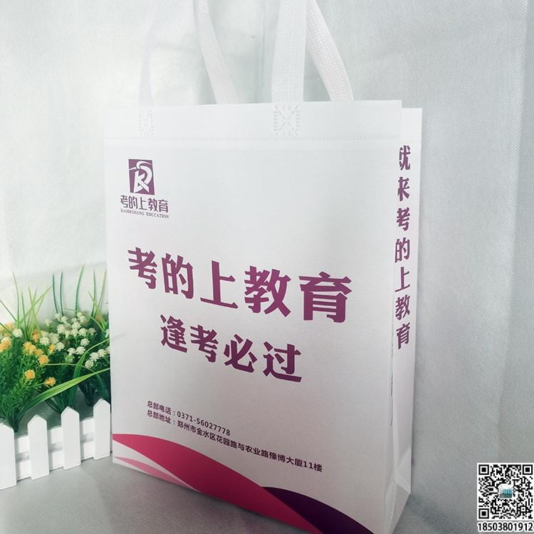 教育培训班无纺布袋 学校辅导机构无纺布手提袋广告袋宣传袋  第14张