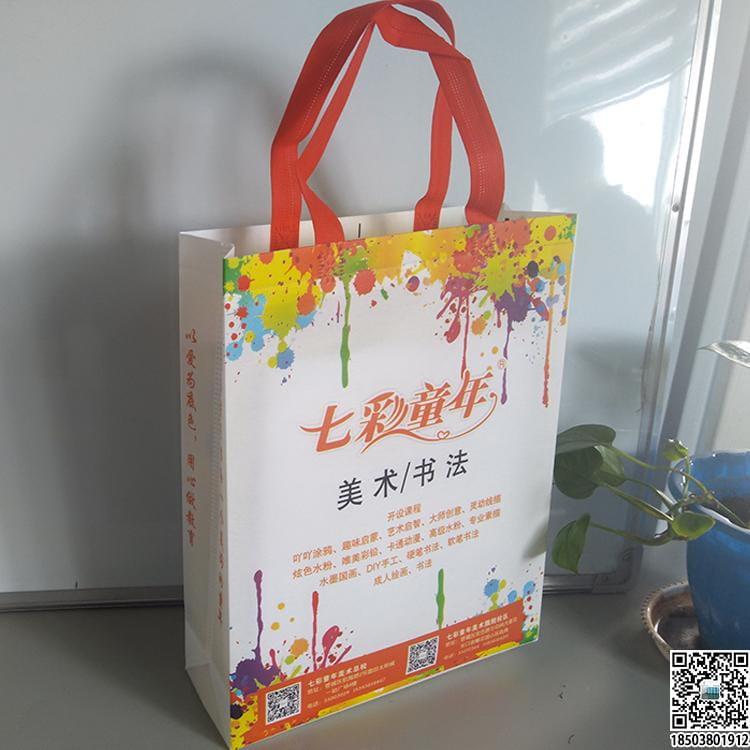 教育培训班无纺布袋 学校辅导机构无纺布手提袋广告袋宣传袋  第24张