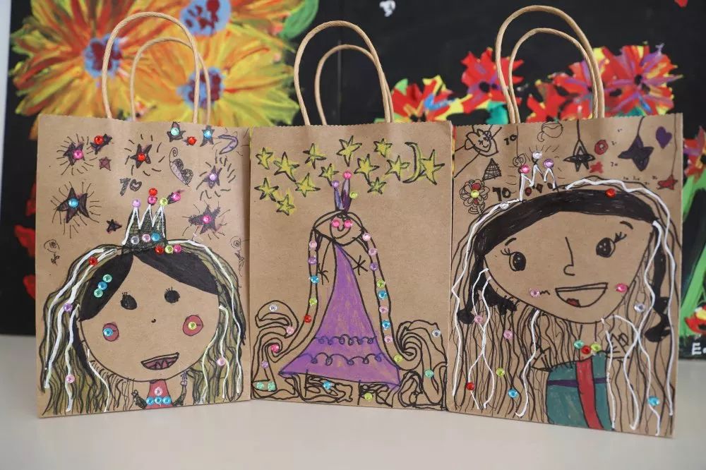 美工教室 | 牛皮纸袋创意画 第14张 美工教室 | 牛皮纸袋创意画 第14张