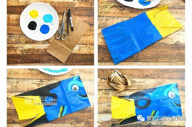 环保手工 | 自制纸袋小动物 第11张 环保手工 | 自制纸袋小动物 第11张