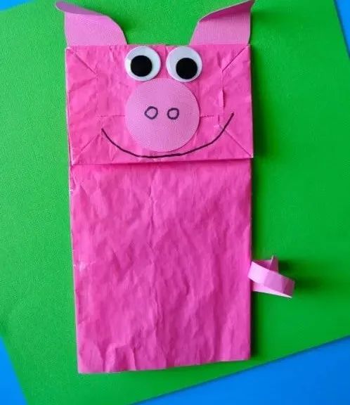 手工 | 用纸袋来造动物园,10种萌物等你来pick  第11张 手工 | 用纸袋来造动物园,10种萌物等你来pick  第11张