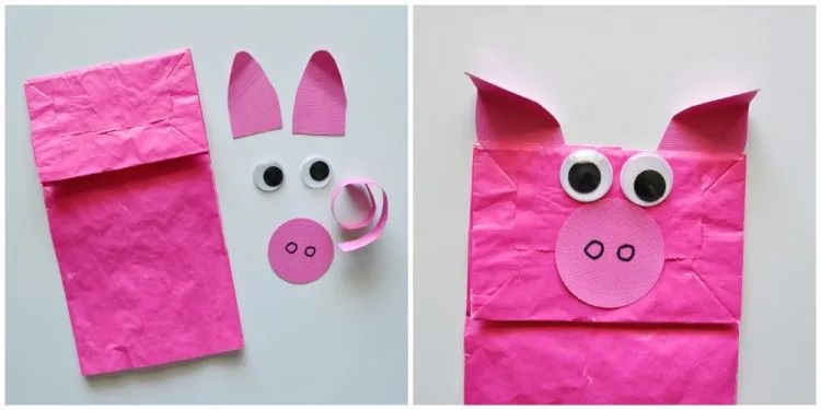 手工 | 用纸袋来造动物园,10种萌物等你来pick  第12张 手工 | 用纸袋来造动物园,10种萌物等你来pick  第12张