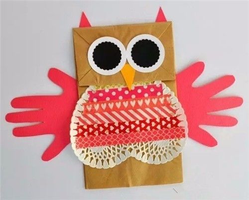 用过的纸袋带来幼儿园,我给你变个动物园出来!  第12张 用过的纸袋带来幼儿园,我给你变个动物园出来!  第12张