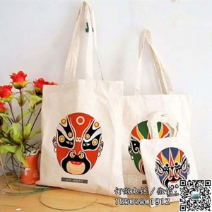 脸谱帆布袋个性化定制帆布袋川剧变脸帆布袋