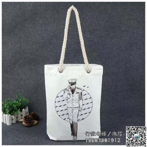 创意粗绳帆布袋个性帆布袋