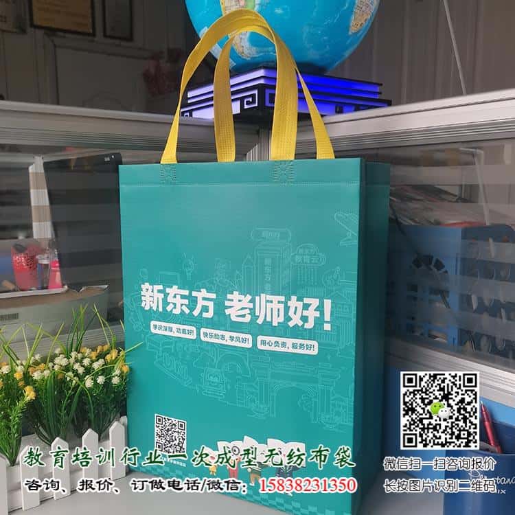 新东方老师好教育培训手提袋广告袋学校宣传袋  第3张