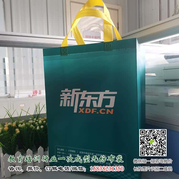 新东方老师好教育培训手提袋广告袋学校宣传袋  第2张